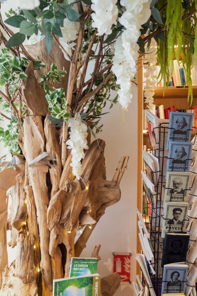 Un arbre dans un coffeeshop dans le projet de diso design