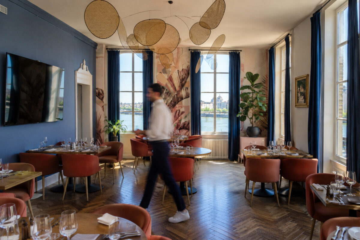 3D restaurant salle de séminaire par diso design
