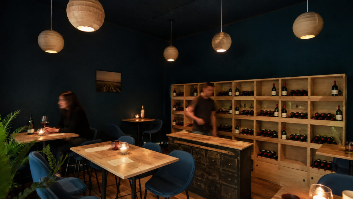 restaurant la suite vue d'une vinotheque 3d diso design