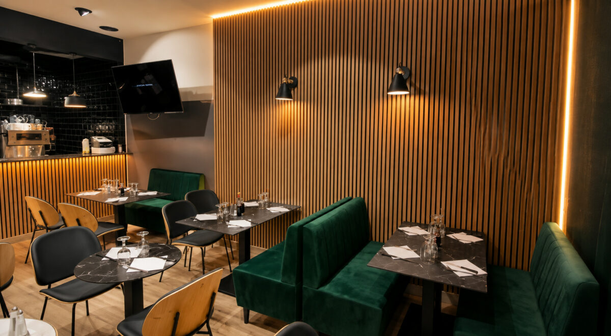 La Marina restaurant Sarcelles rénové par Diso design