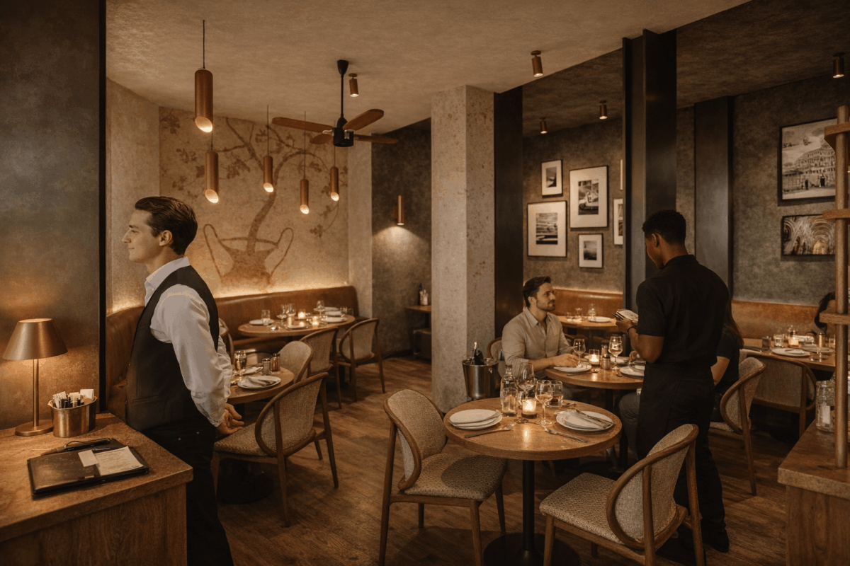 mobilier sur mesure restaurant café design intérieur optimisation espace restauration