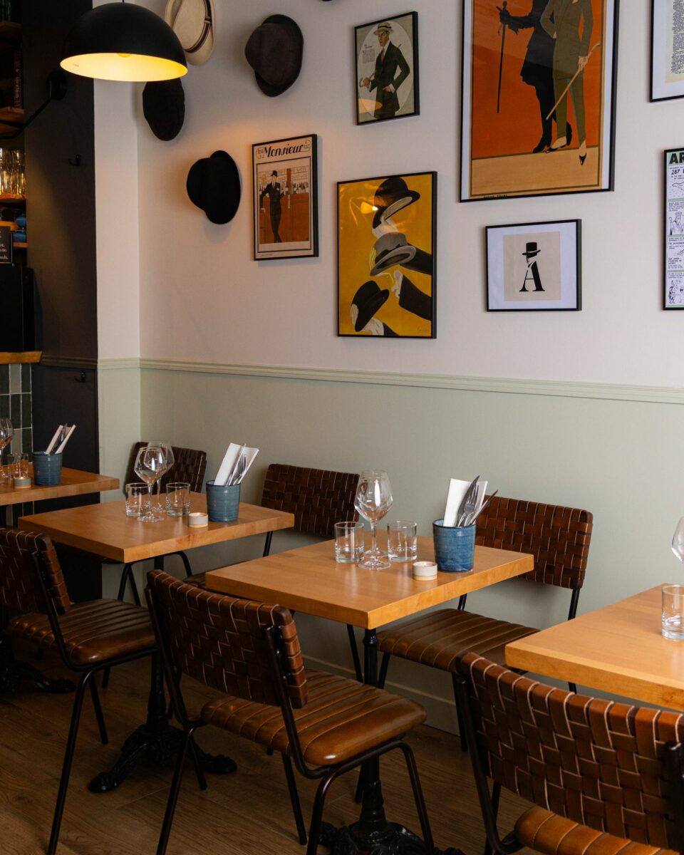 restaurant bistronomique rénové par diso design