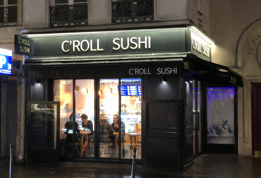 aménagement intérieur restaurant C ROLL Sushi Paris