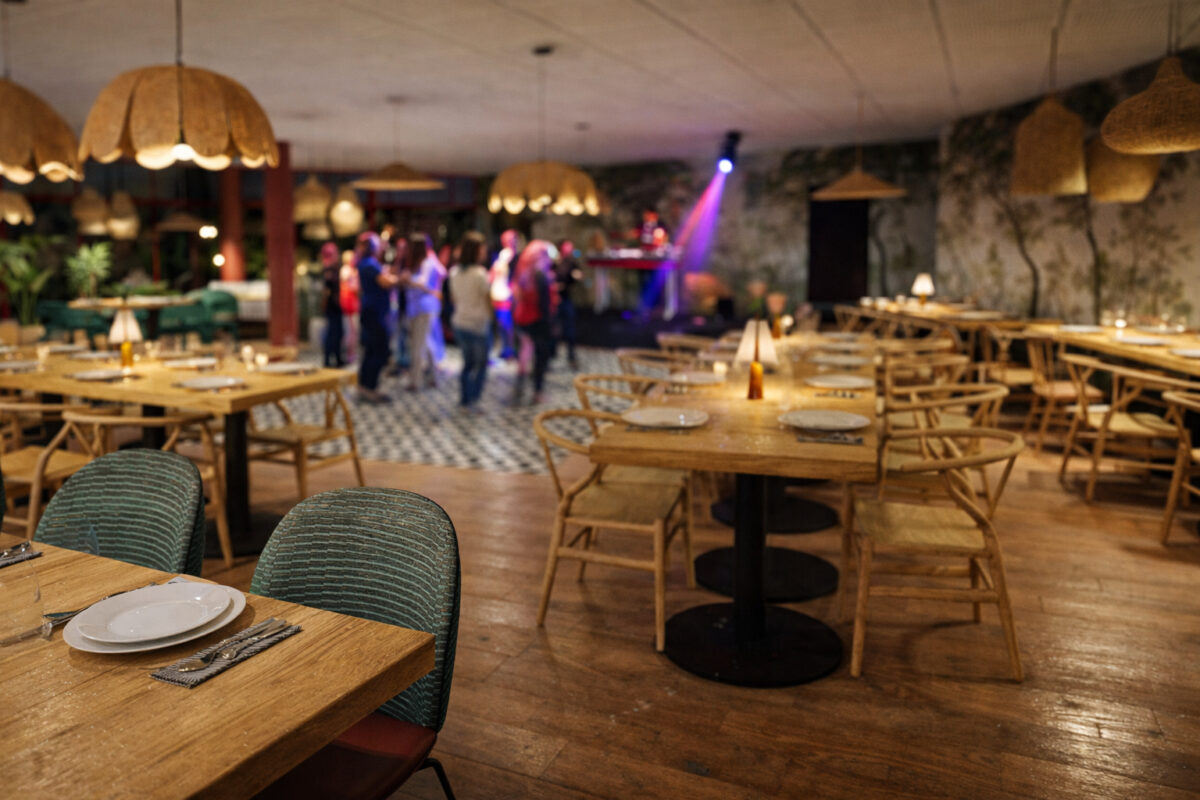 Concept de restaurant festif imaginé par Diso Design