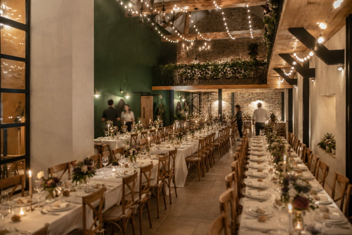 Projet de décoration d&rsquo;une salle de réception pour mariages et événements